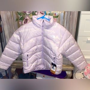 The North Face Lavender Puffer Jacket